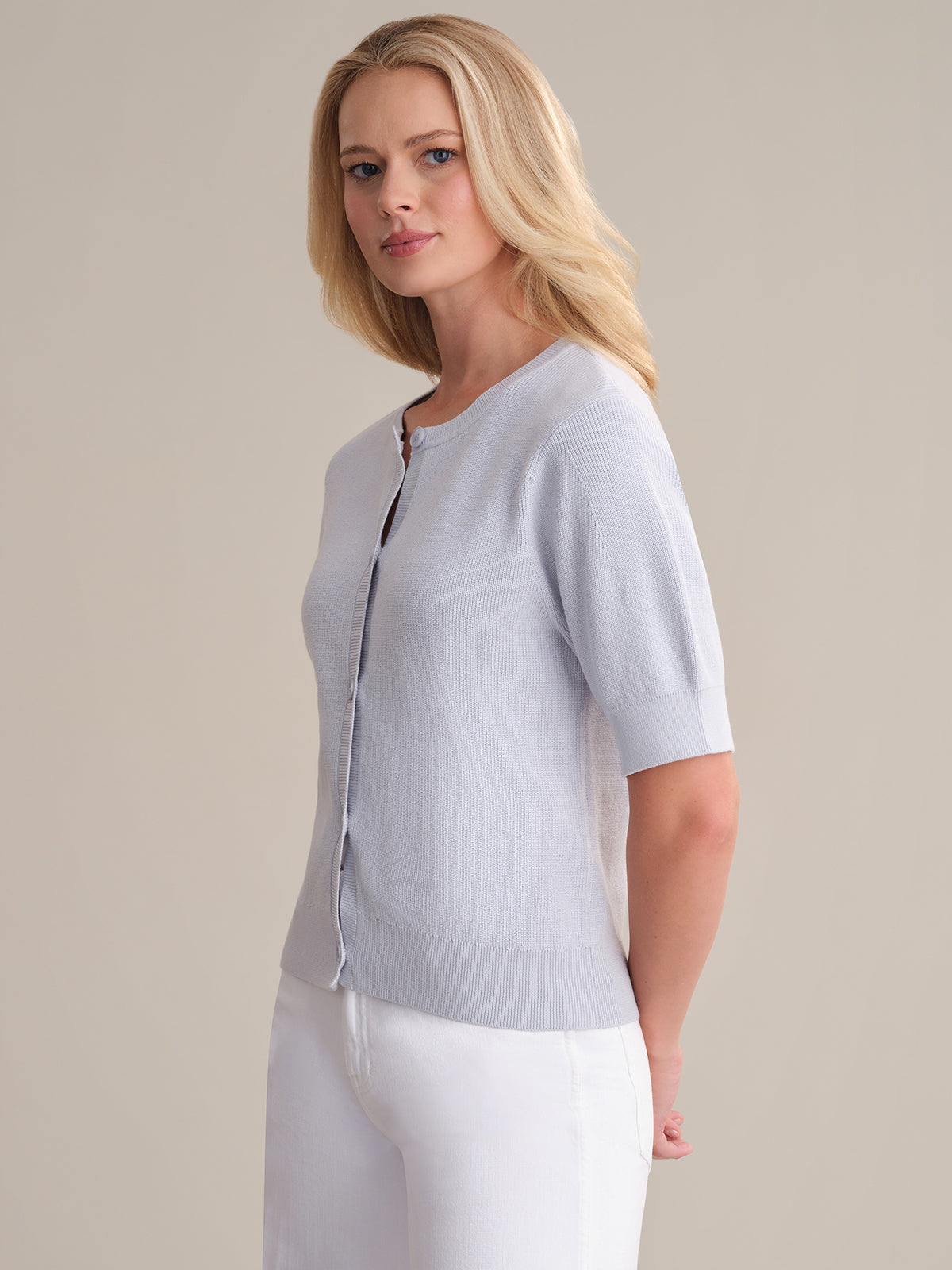 Carlota Women's Puff Sleeve Cotton Blouse - Casual Short Sleeve T-Shirt Top for Summer, Spring & Fall | Perfect for Office, Date Night & Weekend Outings