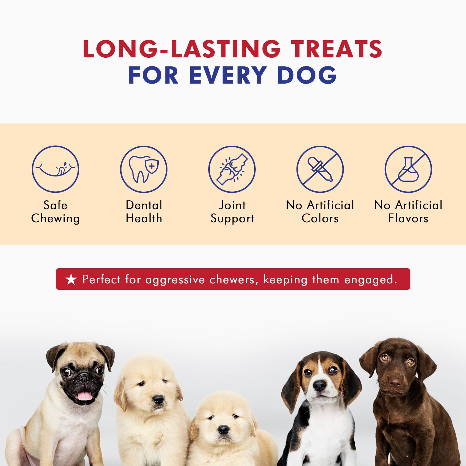 Premium Natural Whole Pig Ears Dog Treats - Easily Digestible, Long-Lasting Chews for Medium & Large Dogs (25 Count) - Perfect for Training Rewards, Dental Health & Anxiety Relief