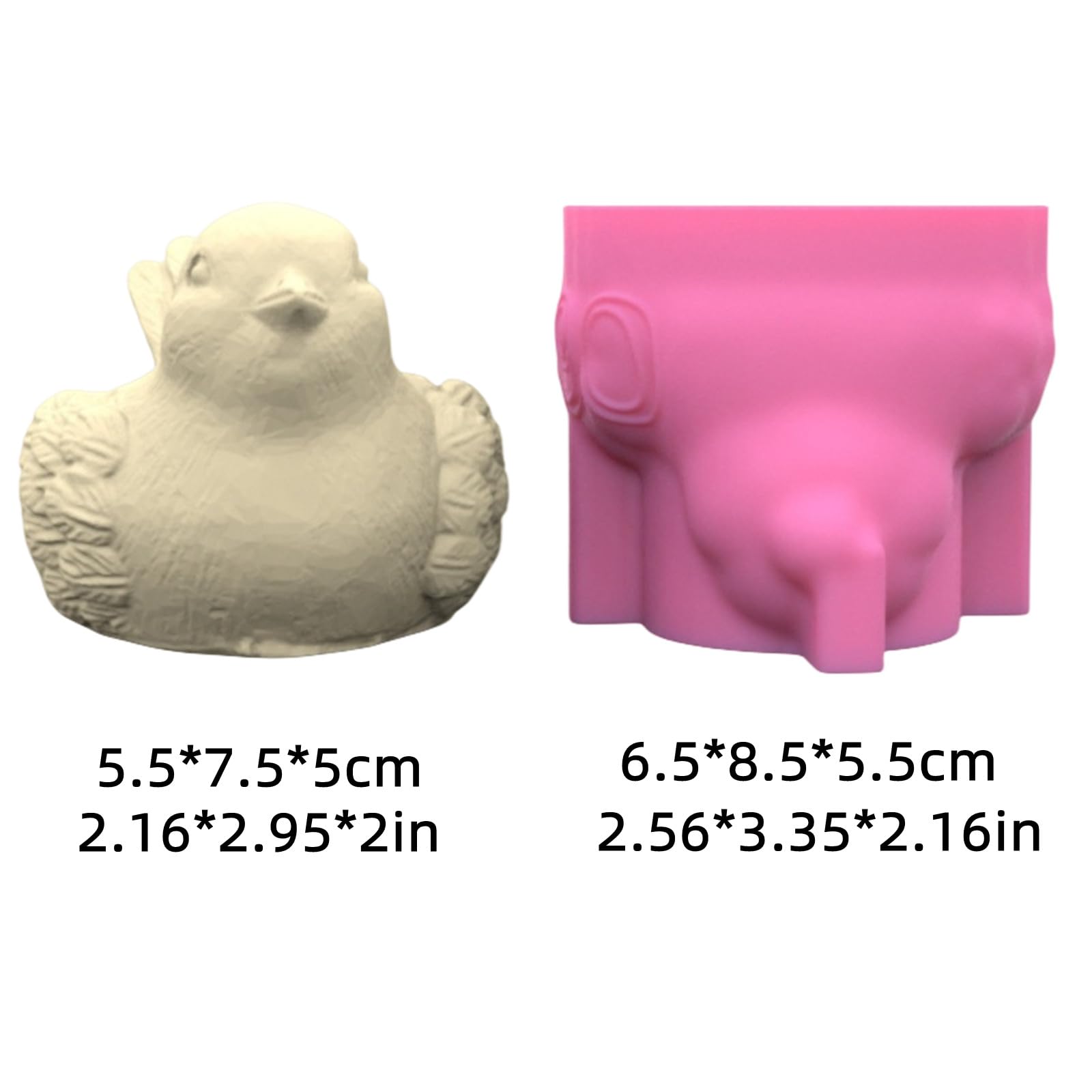 Little Bird Vase - Handmade Silicone Mold for DIY Flower Pots, Pen Holders & Succulent Planters - Epoxy Resin, Plaster, Cement & Clay Craft Molds - Perfect for Home Decor, Office Desk & Gift Making