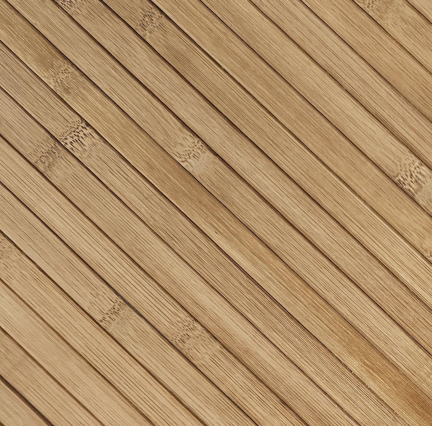 Natural Bamboo Wall Paneling - Eco-Friendly Flexible Wall Cladding & Ceiling Tiles (32 sq ft, Caramel) for Living Room Decor, Outdoor Kitchens & Home Improvement - Sustainable Renewable Resource for Modern Interior Design & Backyard Renovation Projects