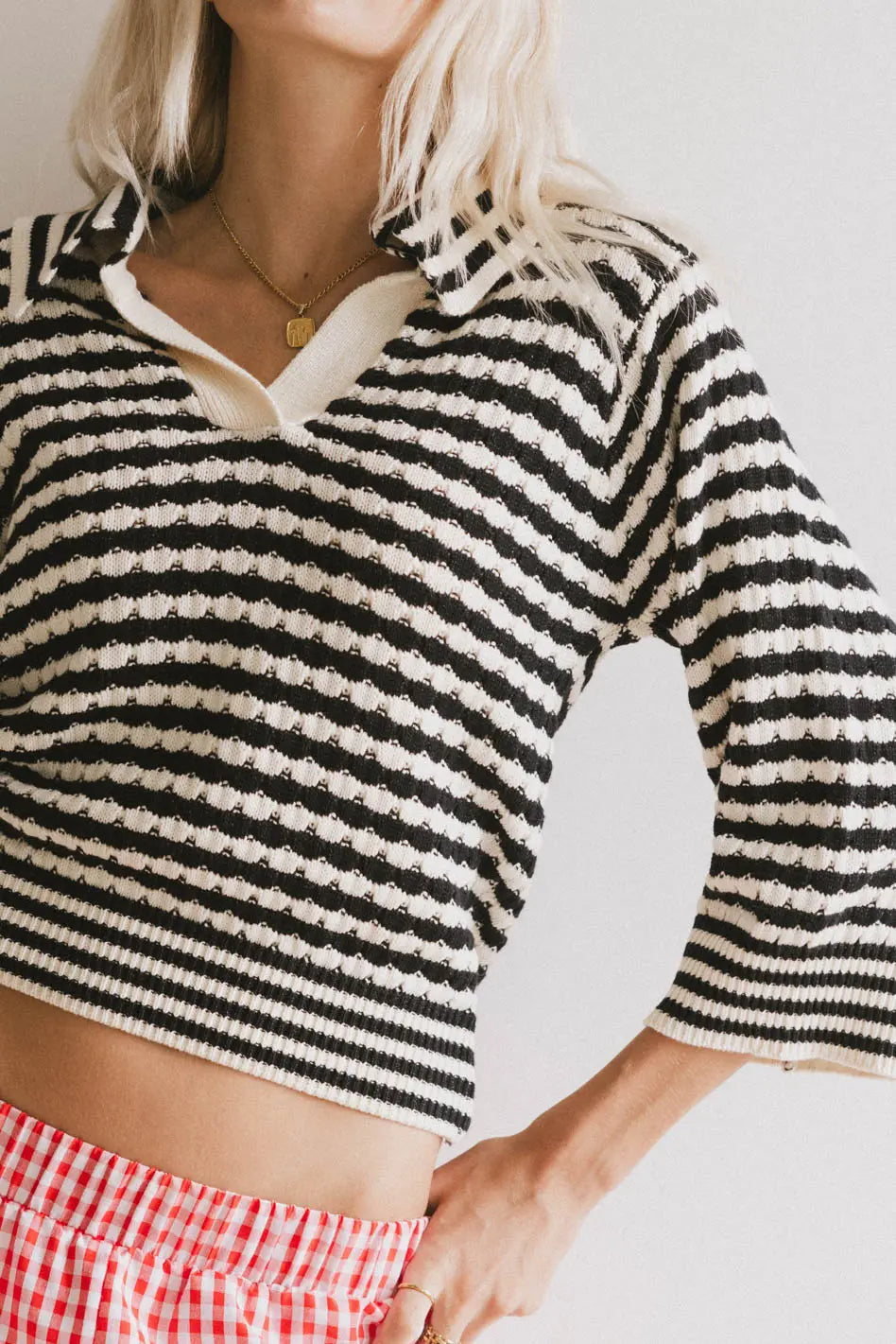 Black Mason Collared Sweater for Men - Cozy Knit Pullover with Button Detail | Perfect for Casual Wear, Office Outfits & Fall Layering