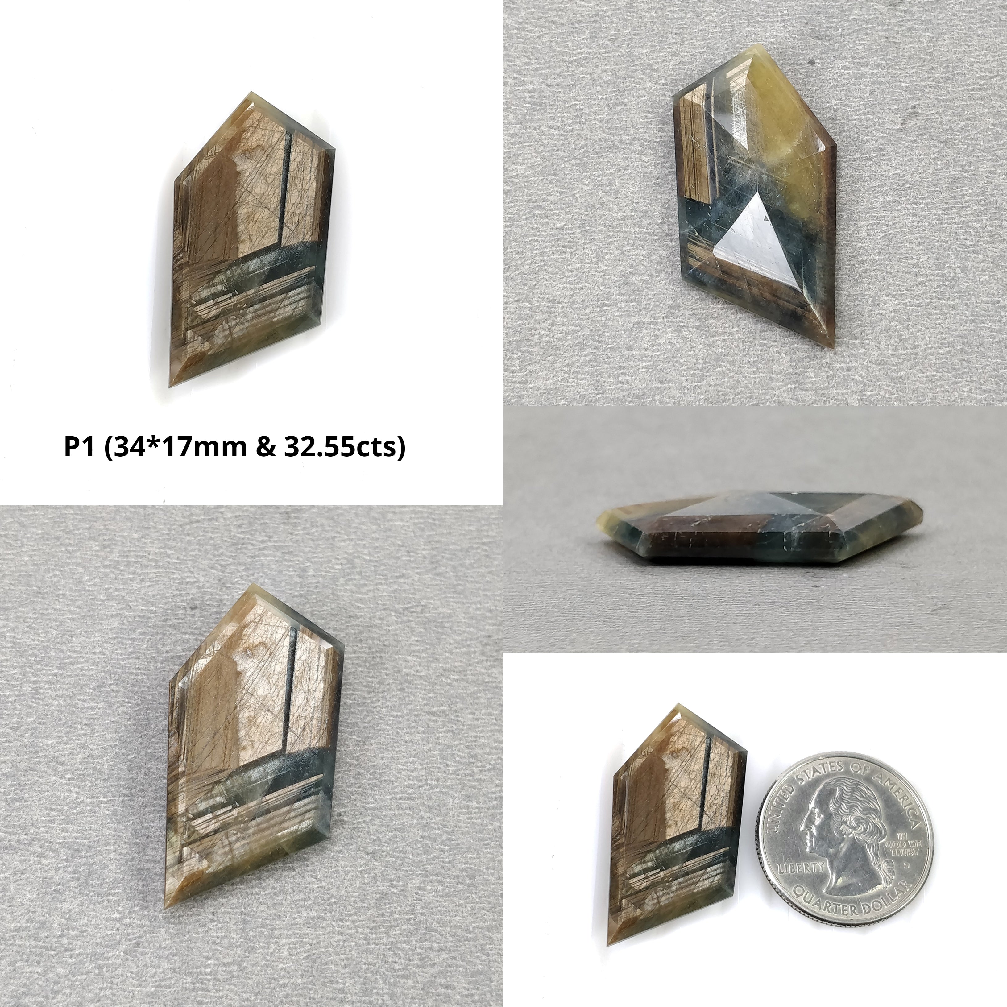Natural Untreated Golden Brown Chocolate Sapphire Gemstone - 1pc Heart Shape Normal Cut for Jewelry Making & Engagement Rings