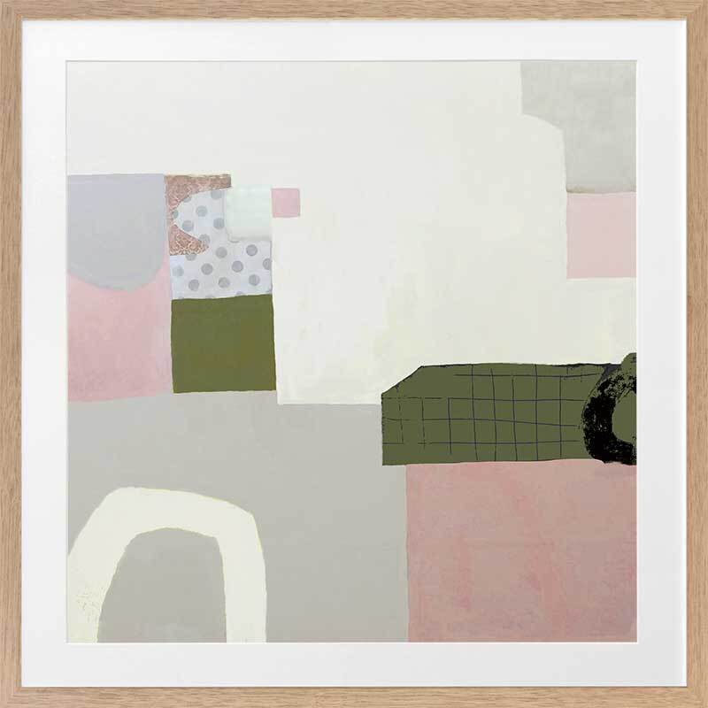 Cubist Pop Art Framed Print - Modern Abstract Wall Decor for Living Room, Bedroom & Office | Unique Home & Office Artwork