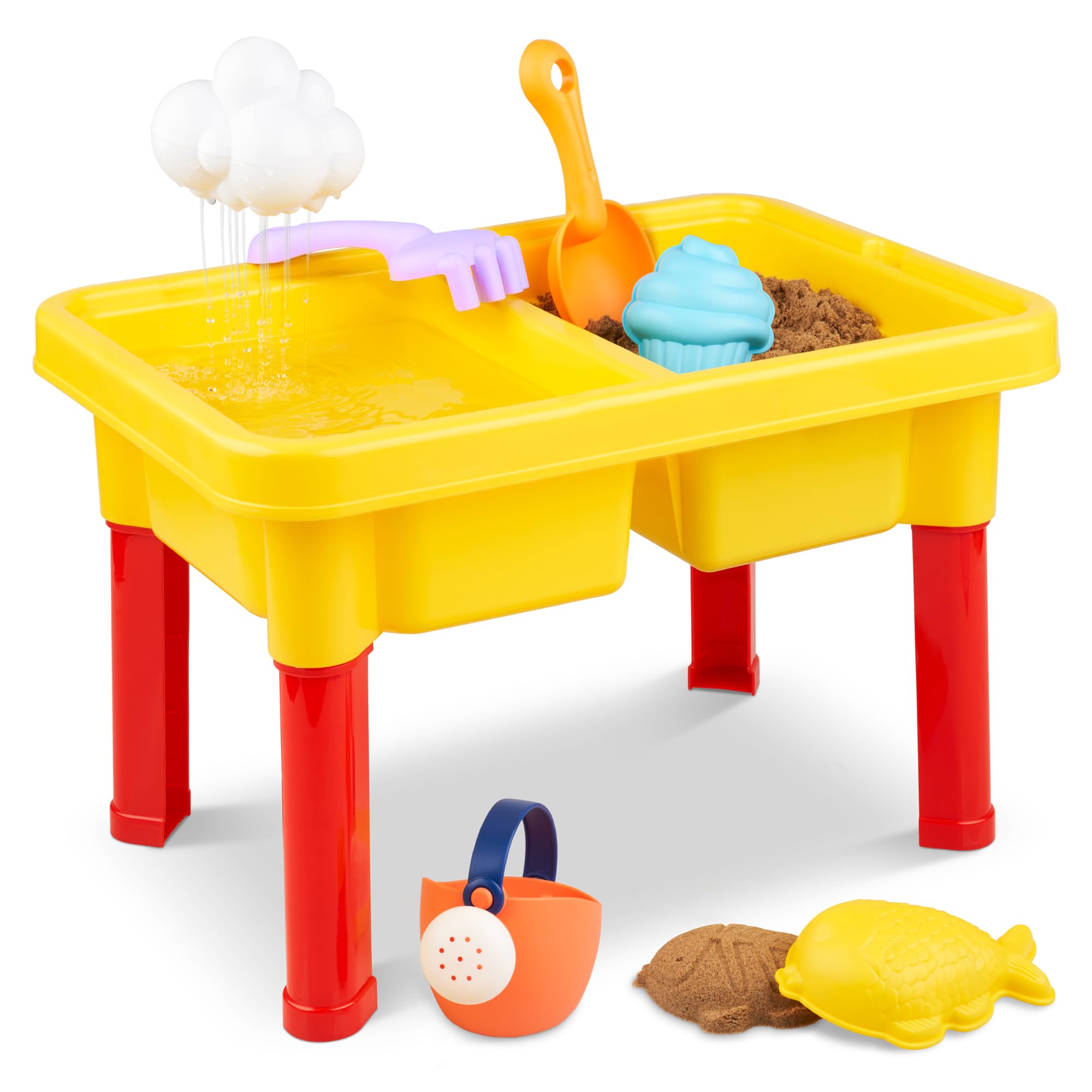 Best Kids Sensory Table for Toddlers - Sand & Water Play Table for Indoor & Outdoor Use - Perfect for Sensory Bins, Sand Play, and Water Activities - Ideal for Preschool Learning & Backyard Fun