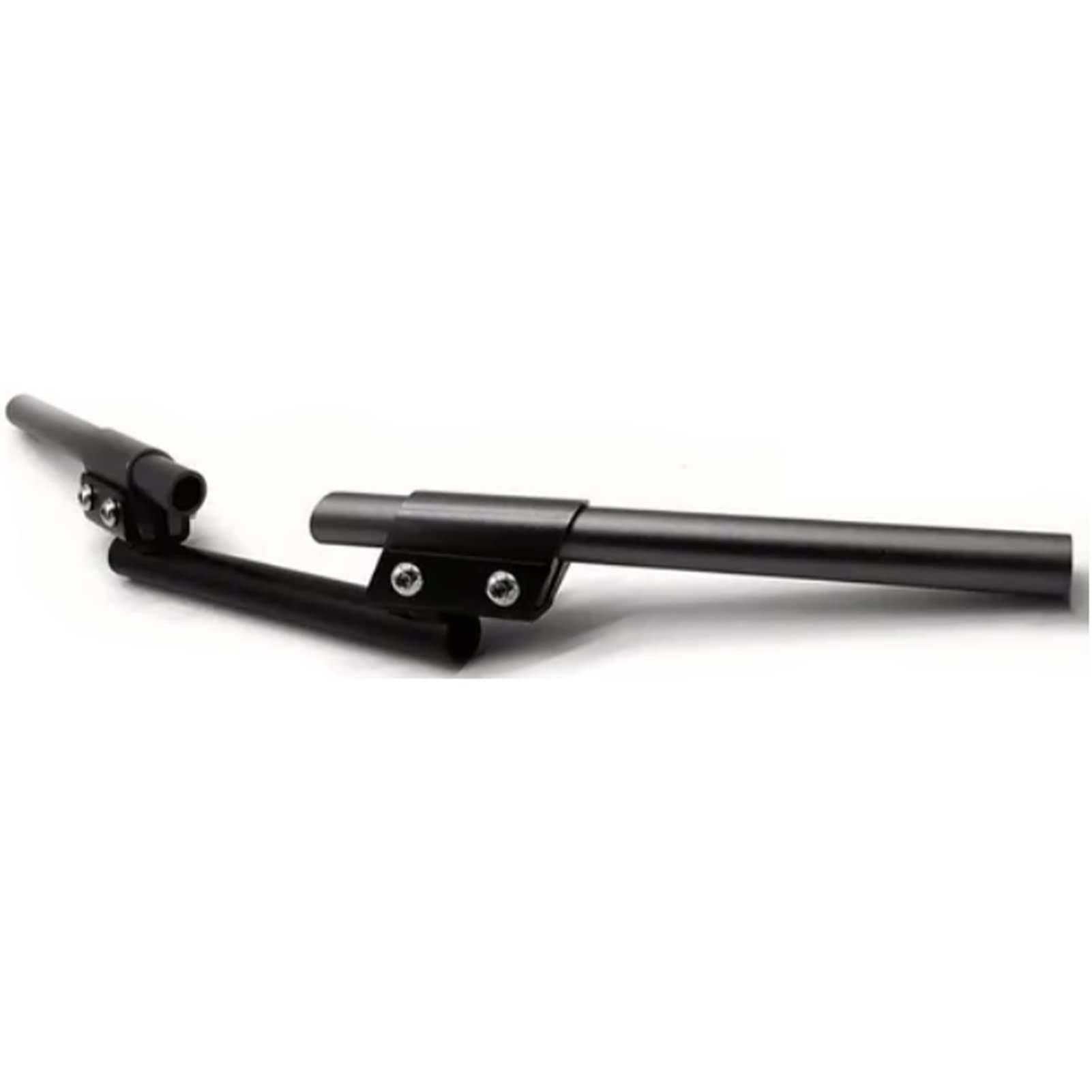 Durable Aluminum Motorcycle Handlebar - Easy Install & Adjustable for Outdoor Riding (Black)