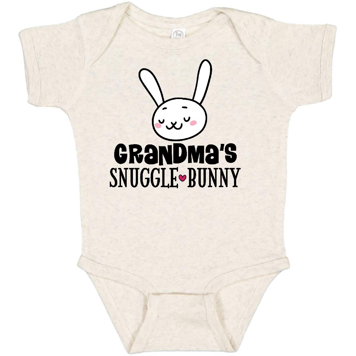 Adorable Grandma Snuggle Bunny Easter Baby Bodysuit - Cute Easter Outfit for Infants & Toddlers - Perfect for Easter Photos, Family Gatherings & Spring Celebrations