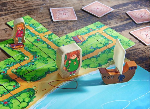 HABA Karuba Junior Board Game - Fun Family Adventure Strategy Game for Kids Ages 5+ | Perfect for Family Game Nights & Indoor Activities