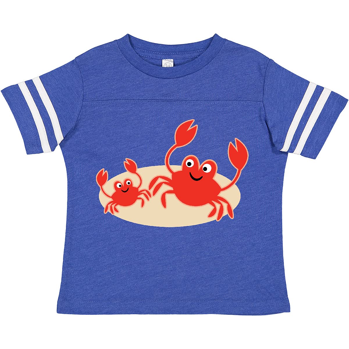 Inktastic Beach Crabs Cute Vacation Toddler T-Shirt - Soft Cotton Tee for Boys & Girls - Perfect for Summer Beach Trips, Family Vacations & Toddler Playdates