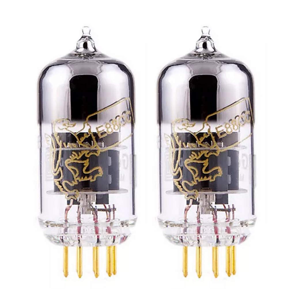 Genalex Gold Lion E88CC/6922 Vacuum Tube Pair - Premium Preamp Tubes for Audiophile Equipment & Hi-Fi Systems - Perfect for Tube Amps, Preamps, and Audio Upgrades