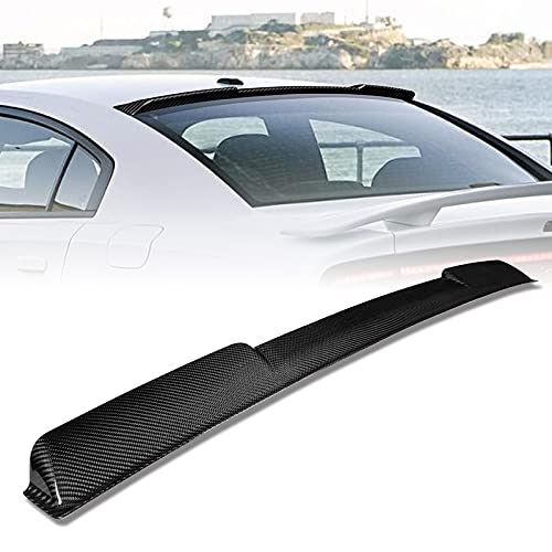 Carbon Fiber Rear Window Roof Visor Spoiler Wing Body Kit for 2010-2015 Chevy Camaro Coupe - High Performance & Stylish Upgrade - Perfect for Car Enthusiasts & Racing Events