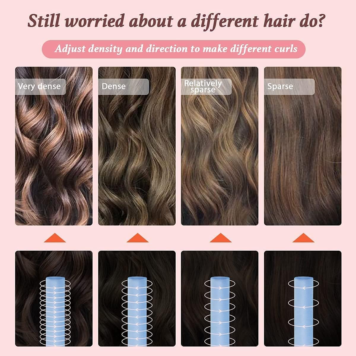 APOEM Heatless Hair Curler Set for Long Hair - No Heat Silk Curling Rod Headband, Soft Sponge Rollers & Flexi Rods for Natural Waves (Sky Blue) | Overnight Curling, Salon-Style at Home, Perfect for Weddings & Special Occasions