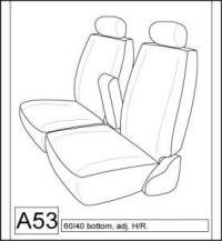 Durafit C1063 V7 Gray Velour Seat Covers for Chevy Suburban - Front 60/40 Split Bench with Console Opening | Compatible with Power Driver Seat & Lumbar Support | Perfect for Road Trips, Daily Commuting & Interior Protection