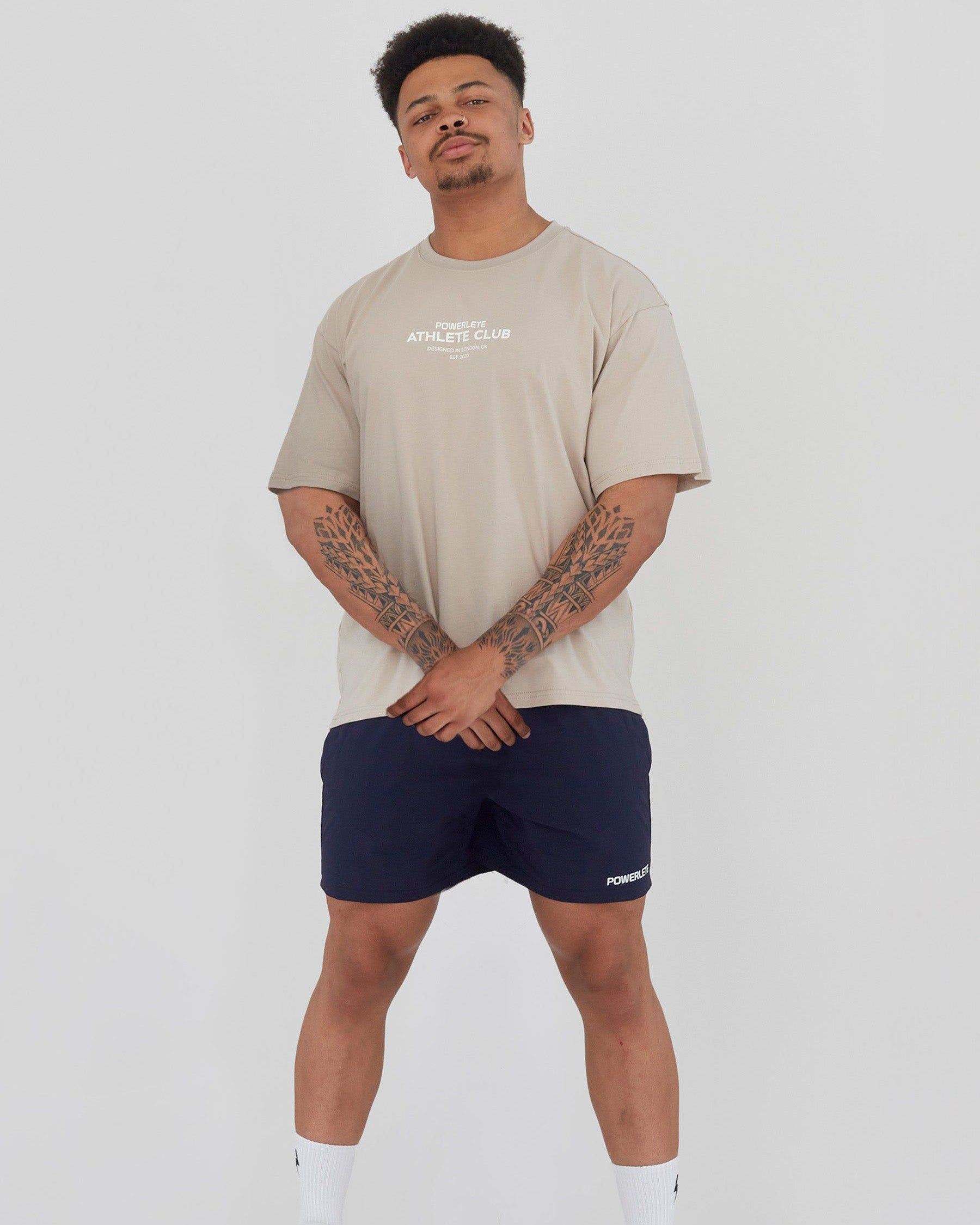 Premium Athlete Club Oversized T-Shirt for Men & Women - Comfortable Cotton Streetwear for Gym, Casual Wear & Everyday Outfits