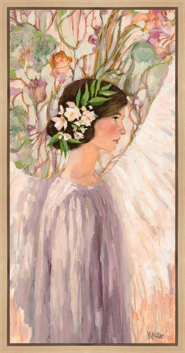 Angel of Peace Gallery Wrap Canvas Art - Handmade Wall Decor for Living Room, Bedroom & Office - Perfect for Home Decor, Gifts & Spiritual Spaces