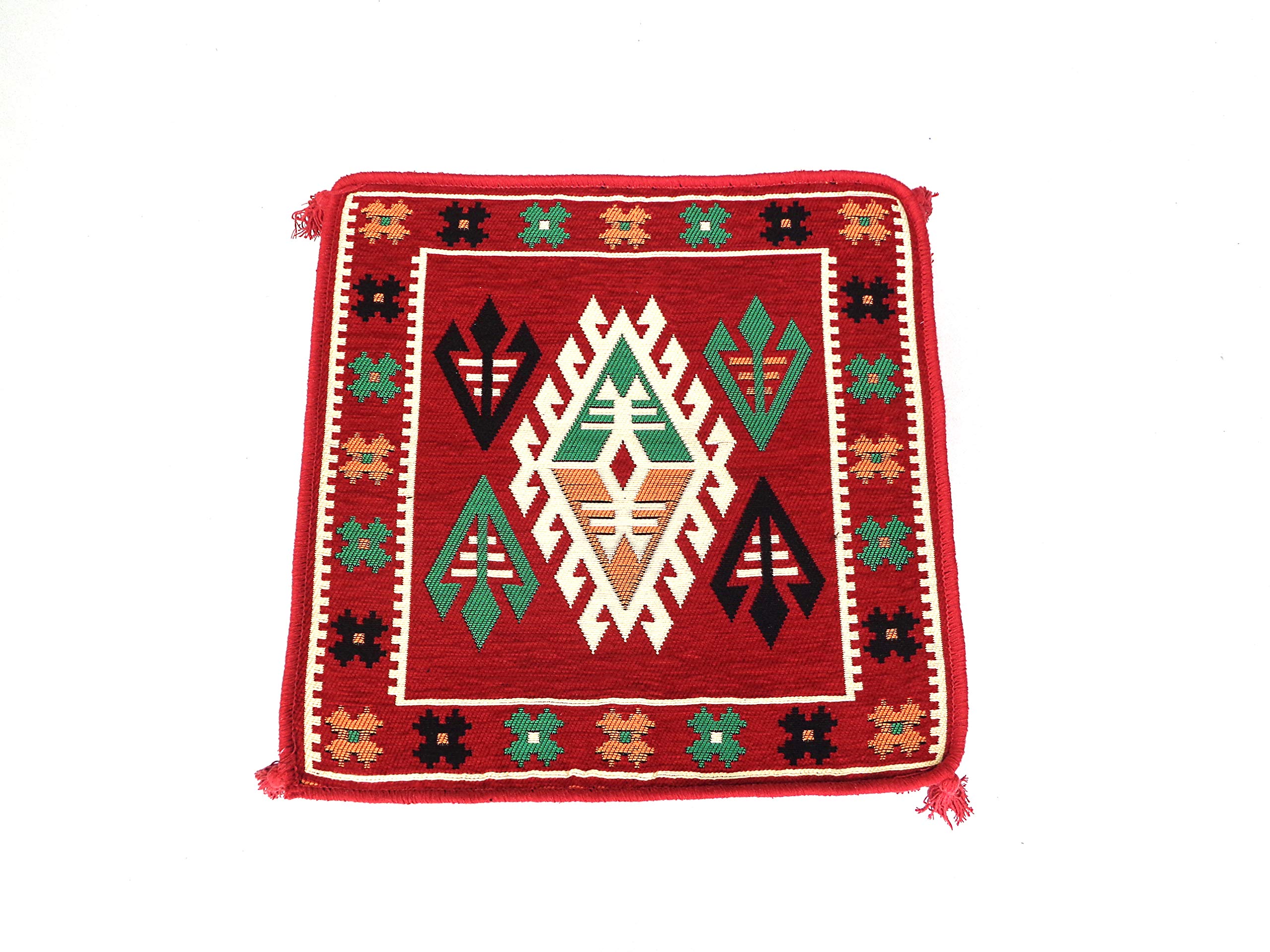 Handmade Kilim Poufs & Ottoman Footstools - Arabic Coffee Table, Pet Bed & Turkish Poufs MA 46 - Perfect for Boho Living Rooms, Meditation Spaces & Cozy Home Decor