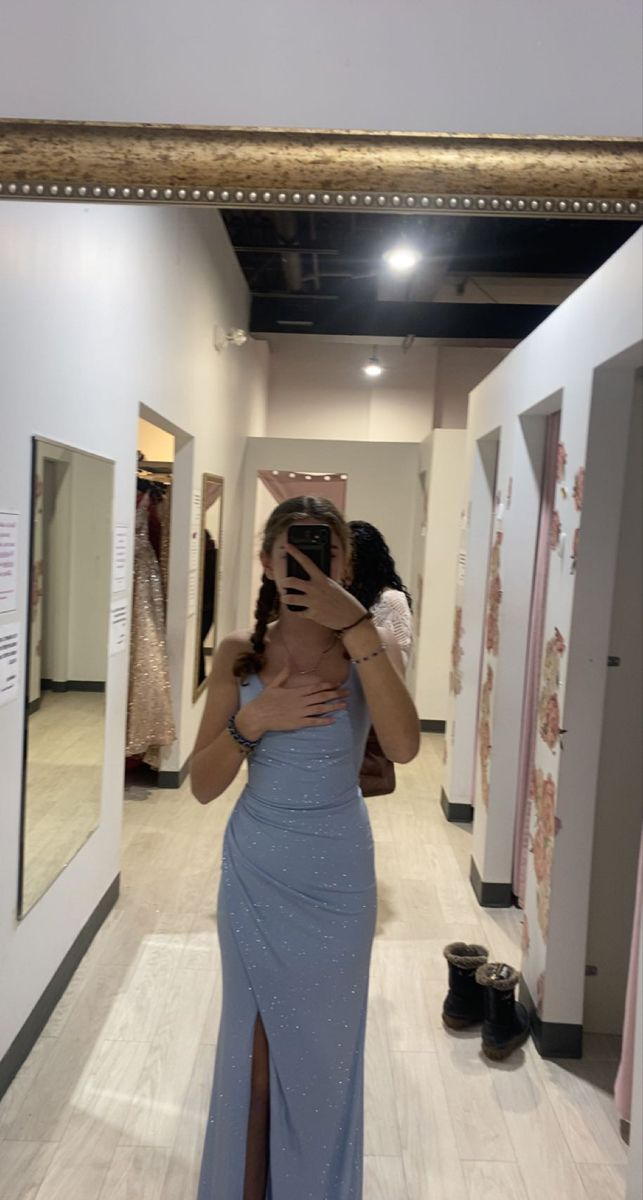 Elegant Blue Sparkling Sheath Long Prom Dress for Women - Formal Evening Gown J5401 | Perfect for Homecoming, Prom Night, Wedding & Special Occasions