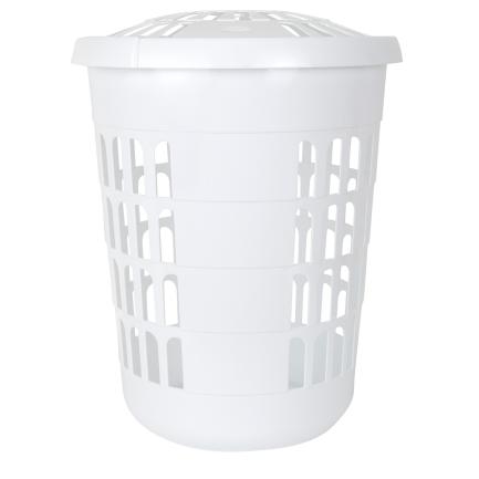 Premium Round Laundry Hamper with Lid - Large Capacity Clothes Basket for Bedroom, Bathroom & Laundry Room Organization - Perfect for Home, Dorm & Apartment Use