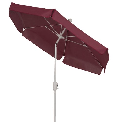 Burgundy with White Pole