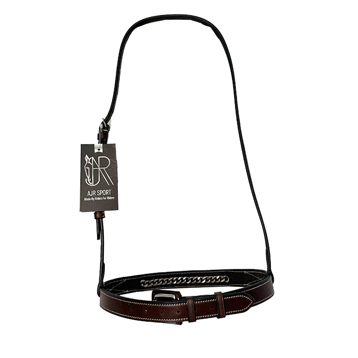 Premium AJR Chain Noseband for Hunter Collection - Comfortable & Durable Horse Riding Equipment for Equestrian Sports & Training