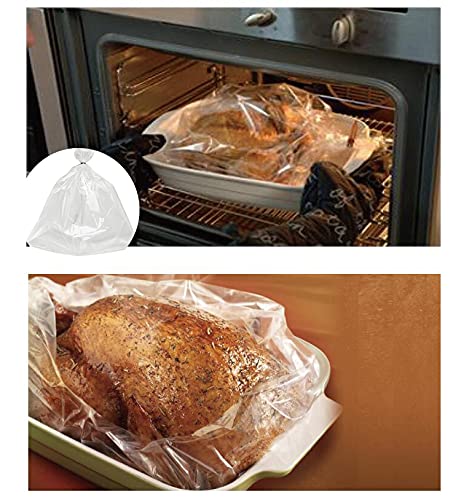 10-Pack Large Oven Bags for Turkey | Extra Large Roasting Bags for Thanksgiving, Christmas & Holiday Cooking | Perfect for Roasting Whole Turkey, Chicken & Large Meats