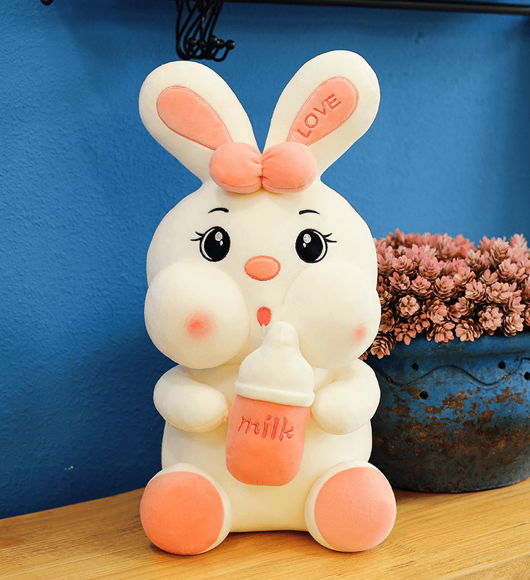 Giant Stuffed Bunny Plush Toy - Extra Large Soft Huggable Rabbit for Kids & Adults - Perfect for Cuddling, Nursery Decor, and Gift Giving