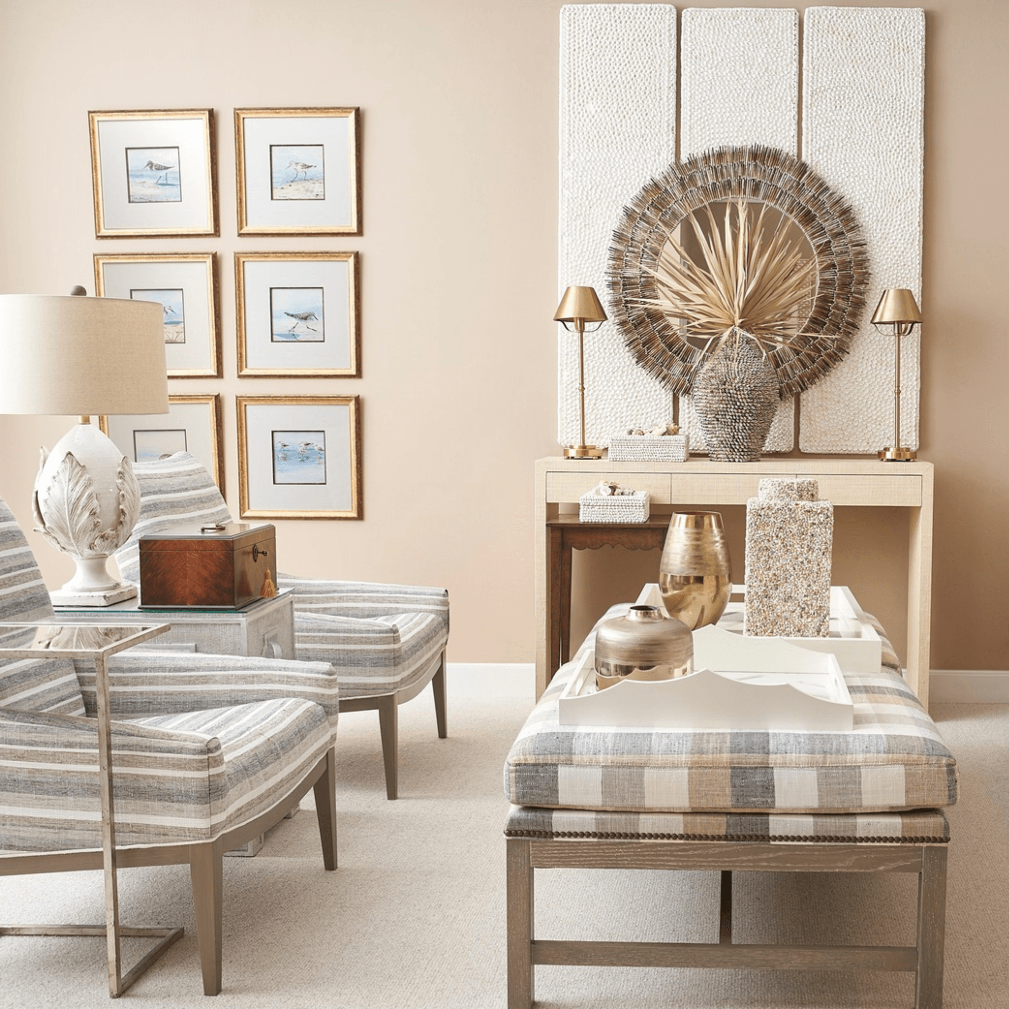 Set of 2 Coastal White Seashell Decorative Storage Boxes - Perfect for Beach House Decor, Bathroom Organizer & Jewelry Display