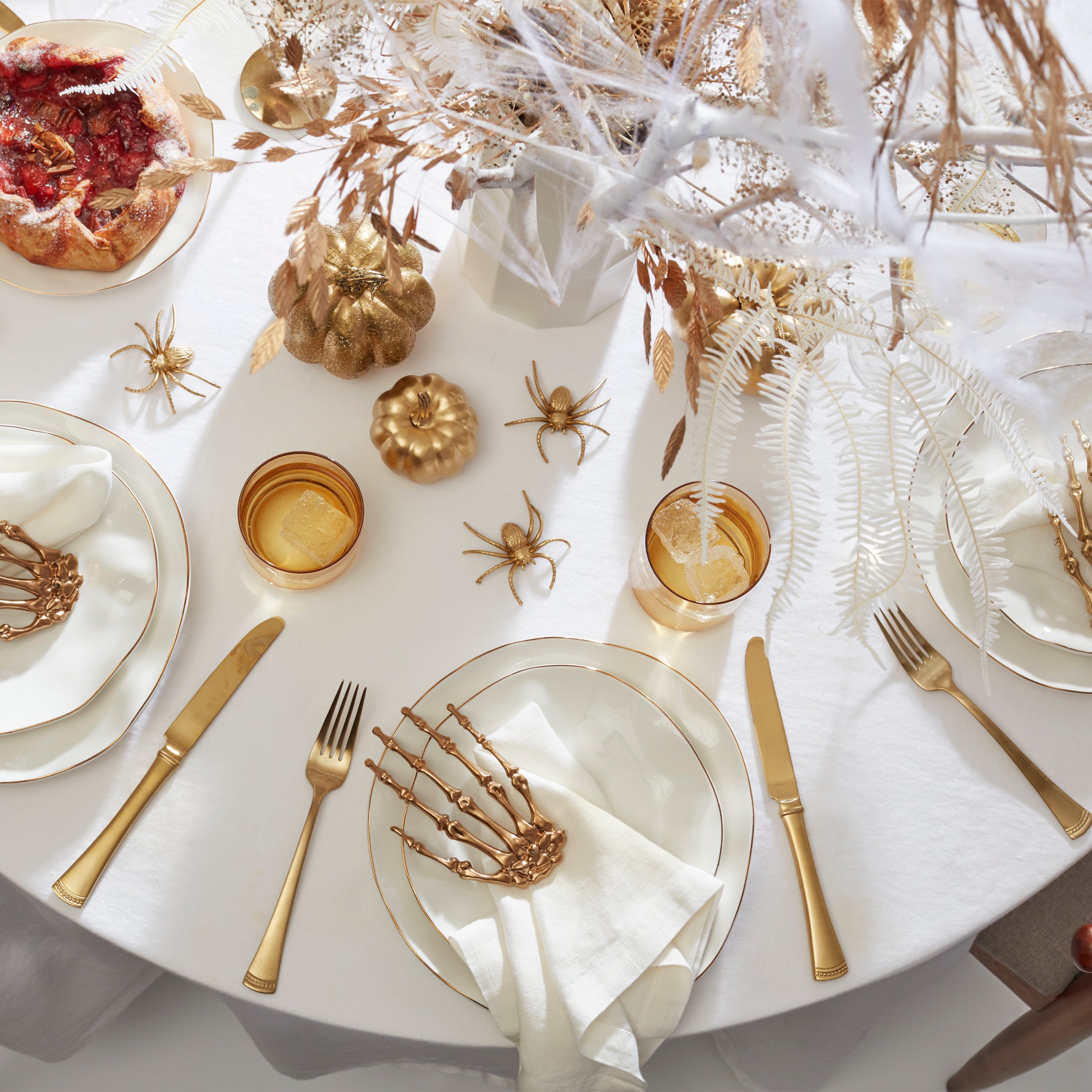Blue Bay White 12-Piece Dinnerware Set - Porcelain Dinner Plates, Bowls & Mugs - Elegant Tableware for Everyday Dining, Dinner Parties & Home Decor