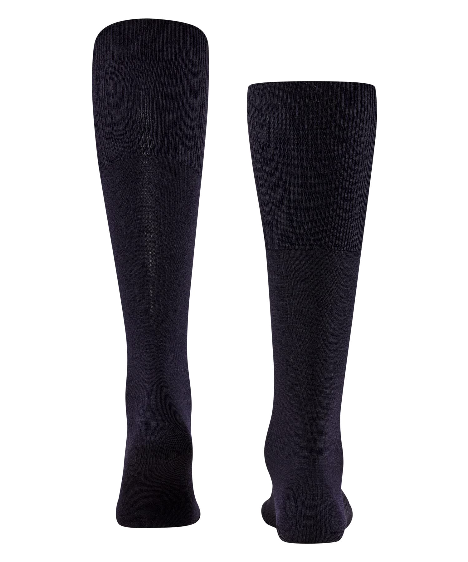 FALKE Men's Knee-High Merino Wool Socks for Travel & Work - Breathable Cotton Blend Formal Dress Socks - Perfect for Business Trips, Office Wear & Casual Outfits (1 Pair)
