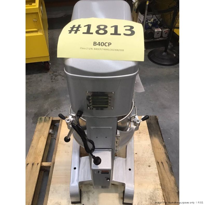 Yasaki 40L Planetary Mixer B40CP NSW1813 - Commercial Bakery & Kitchen Equipment for Dough Mixing, Cake Batter, and Food Prep