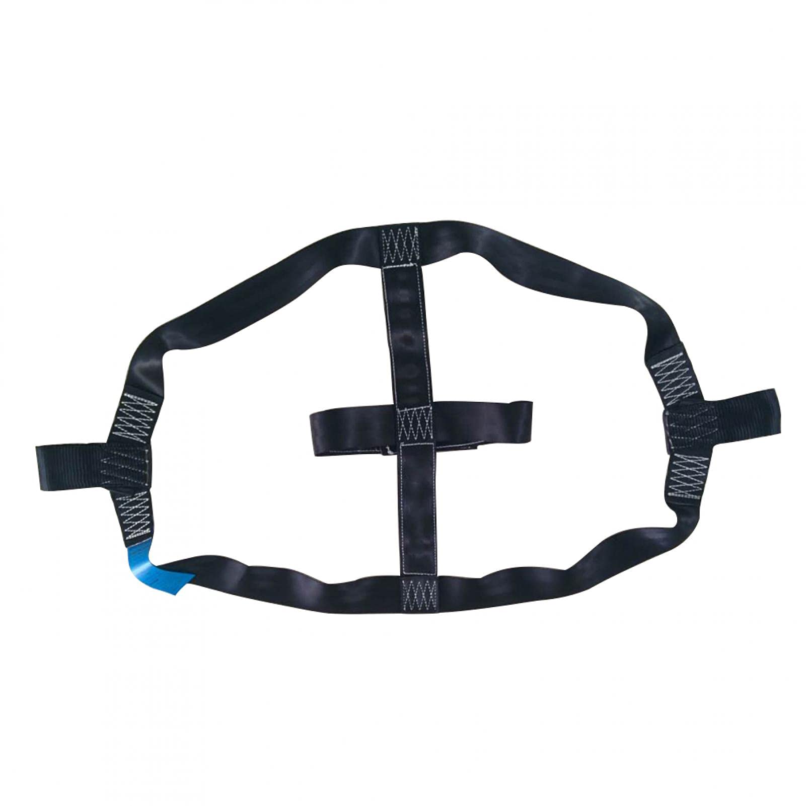 Denpetec Universal Motorcycle Rear Wheel Tie Down Strap - Heavy Duty Polyester Wheel Transport Strap for Secure Motorcycle Hauling - Perfect for Trailers, Trucks & Long-Distance Towing