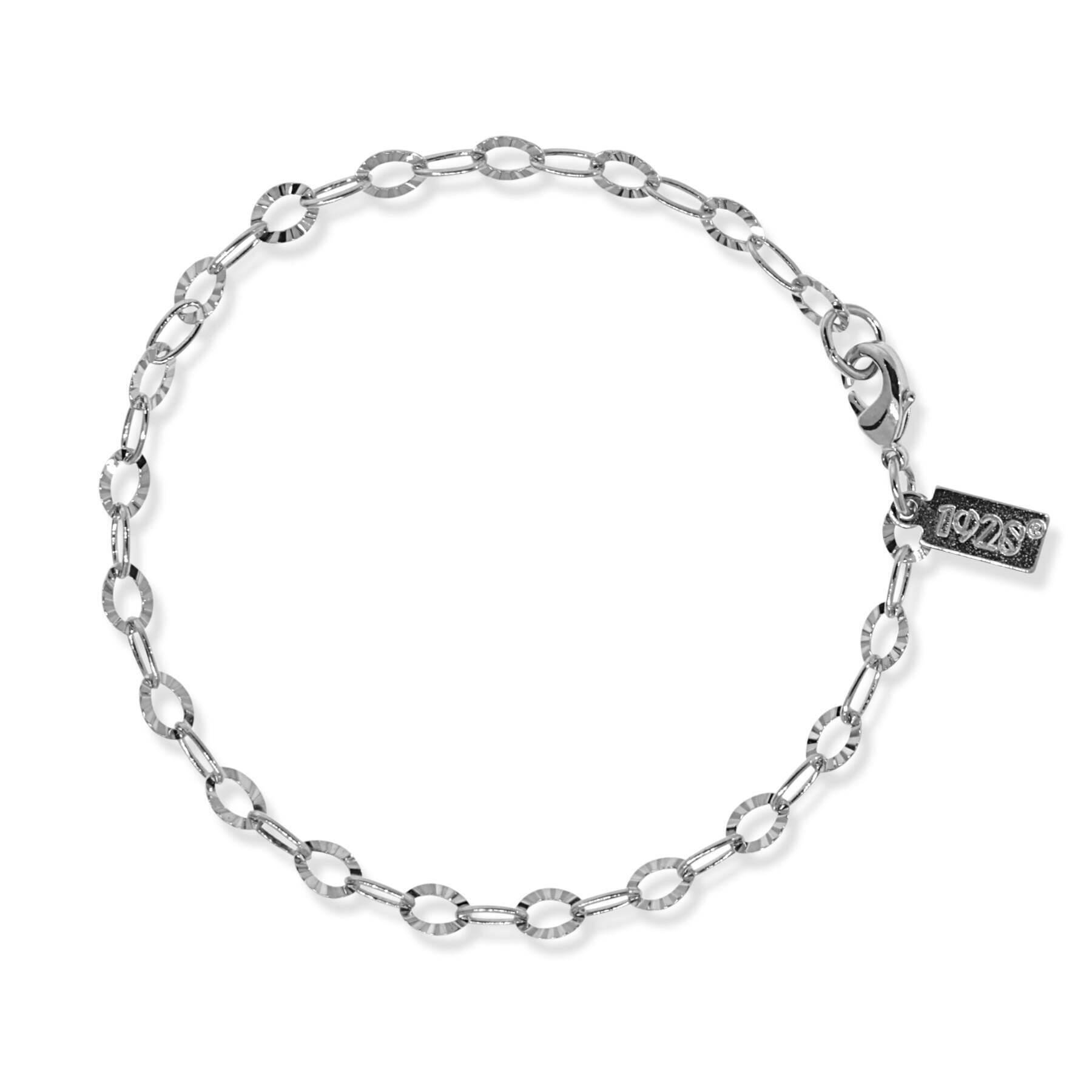 1928 Jewelry Circular Design Chain Bracelet - 7 Inch Adjustable Vintage Style Cuff Bangle for Women, Perfect for Parties, Weddings and Everyday Wear