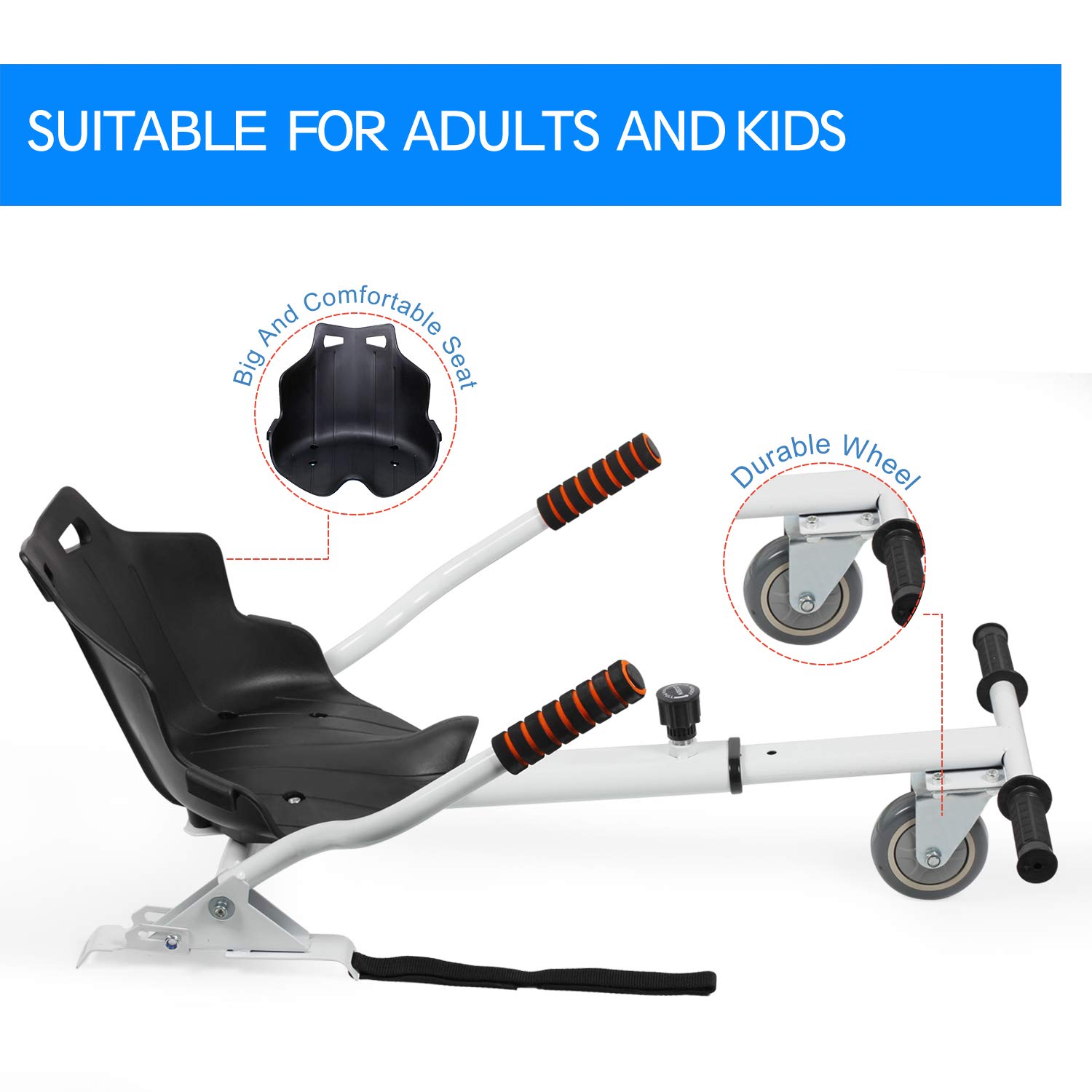 SISIGAD Electric Scooter for Kids Ages 5+ with Bluetooth, 6.5