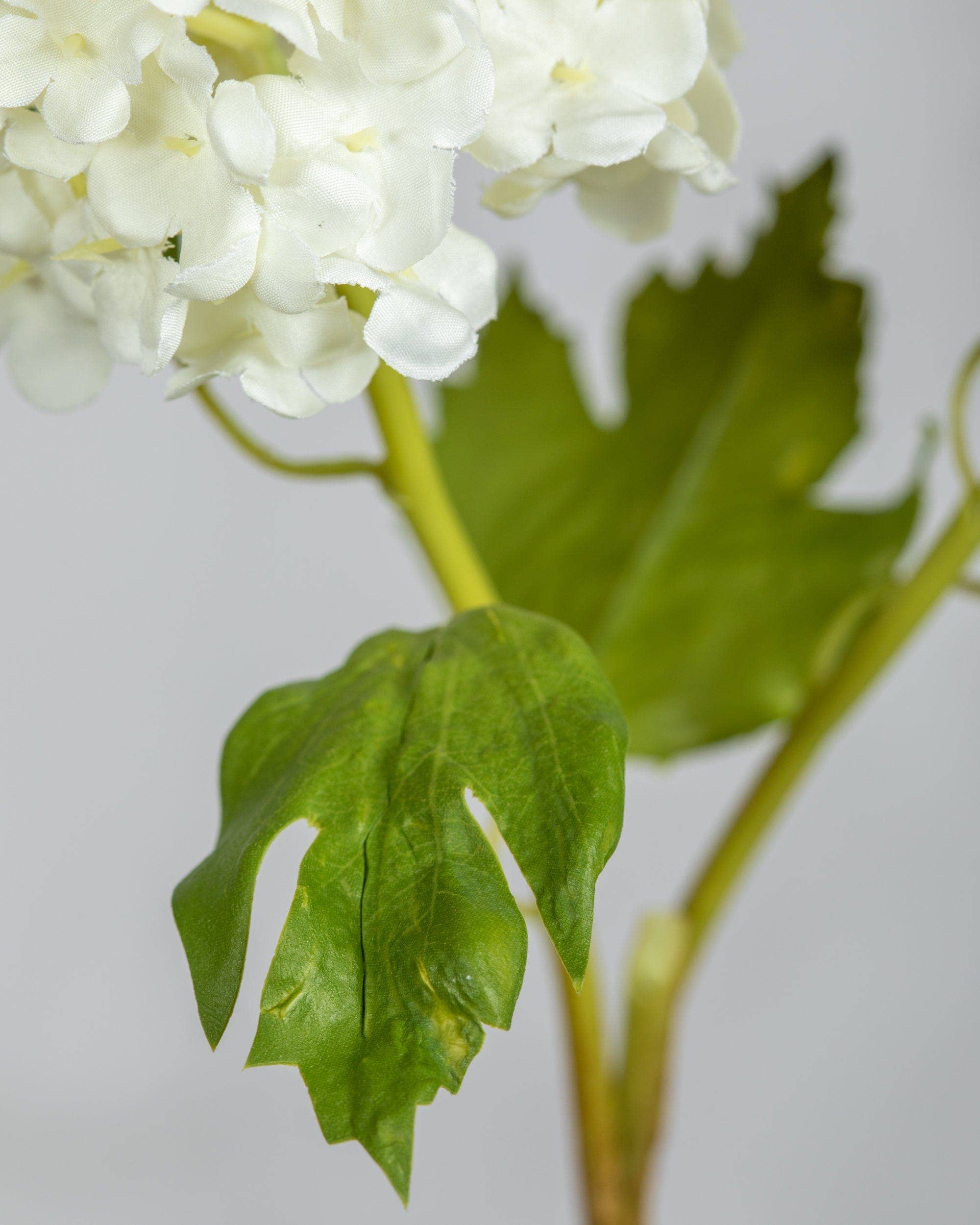 Artificial White Snowball Hydrangea 21.5