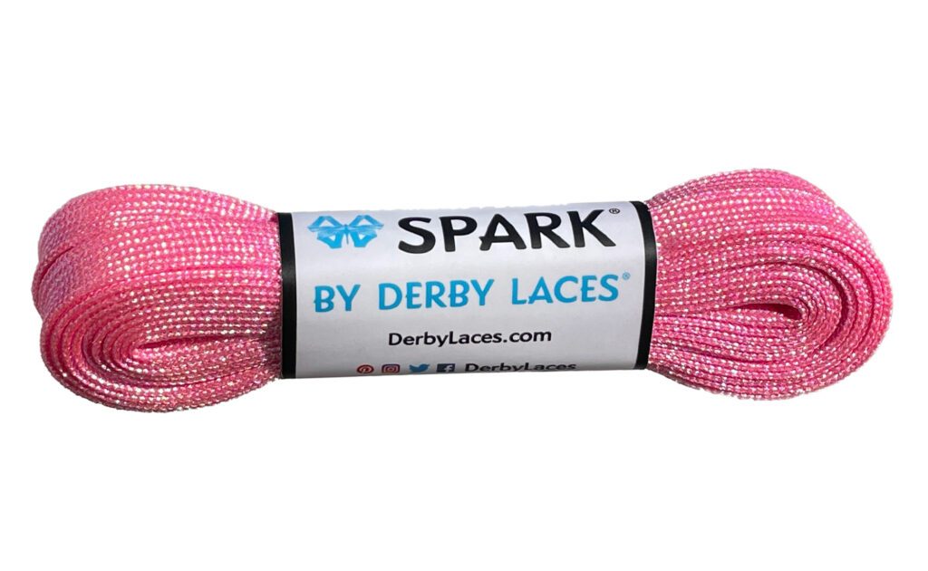 Derby Laces 96 Inch - Premium Spark Roller Skate Laces for Derby Skating & Roller Derby Competitions | Durable & Stylish Skate Shoe Laces for Roller Skates, Quad Skates & Rollerblades