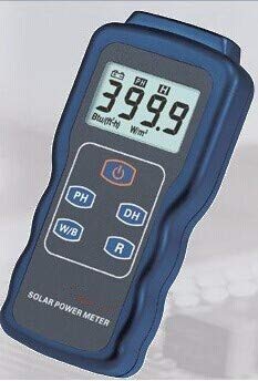 GOWE Solar Power Meter Tester - Digital Light Intensity Meter for Solar Panels, 0.25s Fast Sampling | Perfect for Solar Energy Monitoring, Home & Outdoor Use