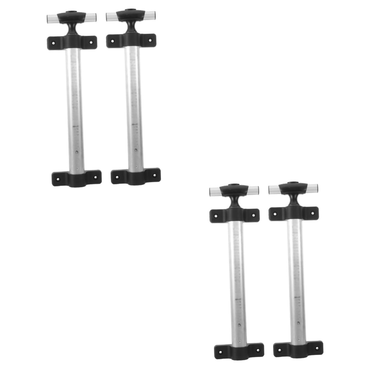 BESPORTBLE 4-Piece Aluminum Luggage Handle Replacement Set - Durable Trolley Case Pull Handle for Travel Suitcases (Ideal for Business Trips, Vacations & Airport Use)