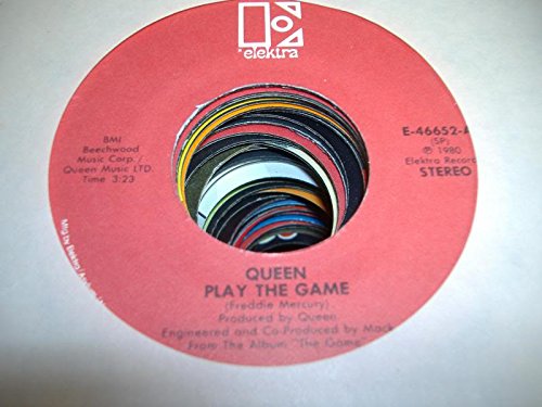 Queen - Play The Game / A Human Body 45 RPM Vinyl Record - Classic Rock Music for Collectors & DJs - Perfect for Home Listening & Retro Parties