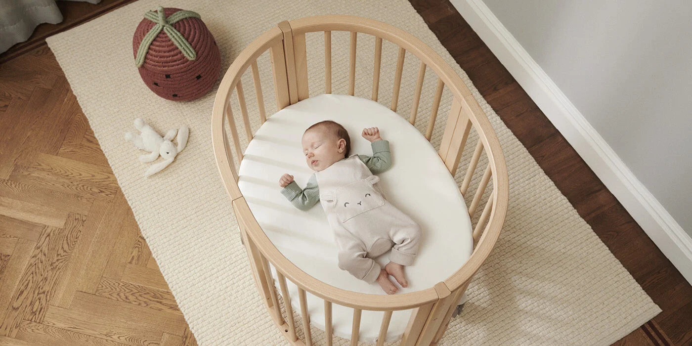 Stokke Sleepi V3 Baby Crib Mattress Protector Sheet - Waterproof & Breathable for Infant Bed Safety | Nursery, Daycare & Travel Use