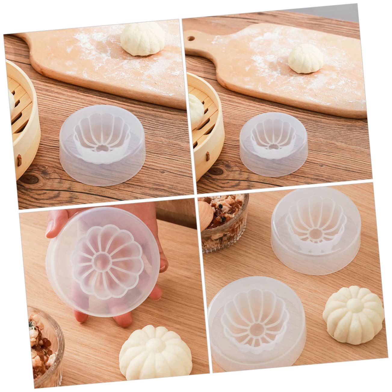 10 Pcs Stainless Steel Bun Molds - Durable Steamed Stuffed Bun Maker for Perfect Homemade Baozi, Dumplings & Pastries | Essential Kitchen Baking Supplies for Asian Cuisine & Party Snacks