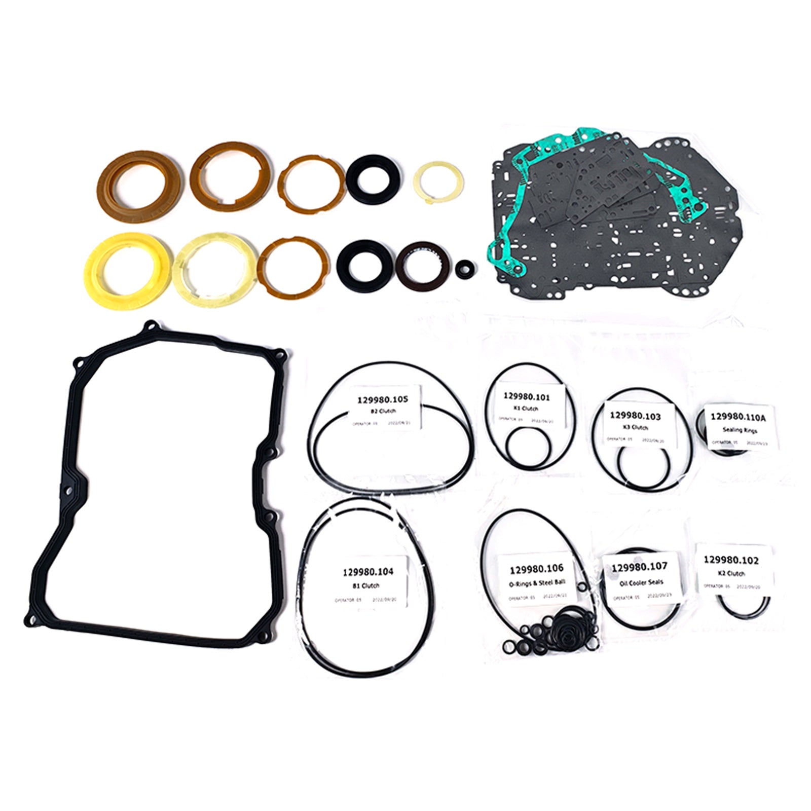 VW Audi 09G Transmission Master Rebuild Kit - Gasket & Clutch Set for 6-Speed Automatic TF60SN - Perfect for Transmission Repair & Maintenance