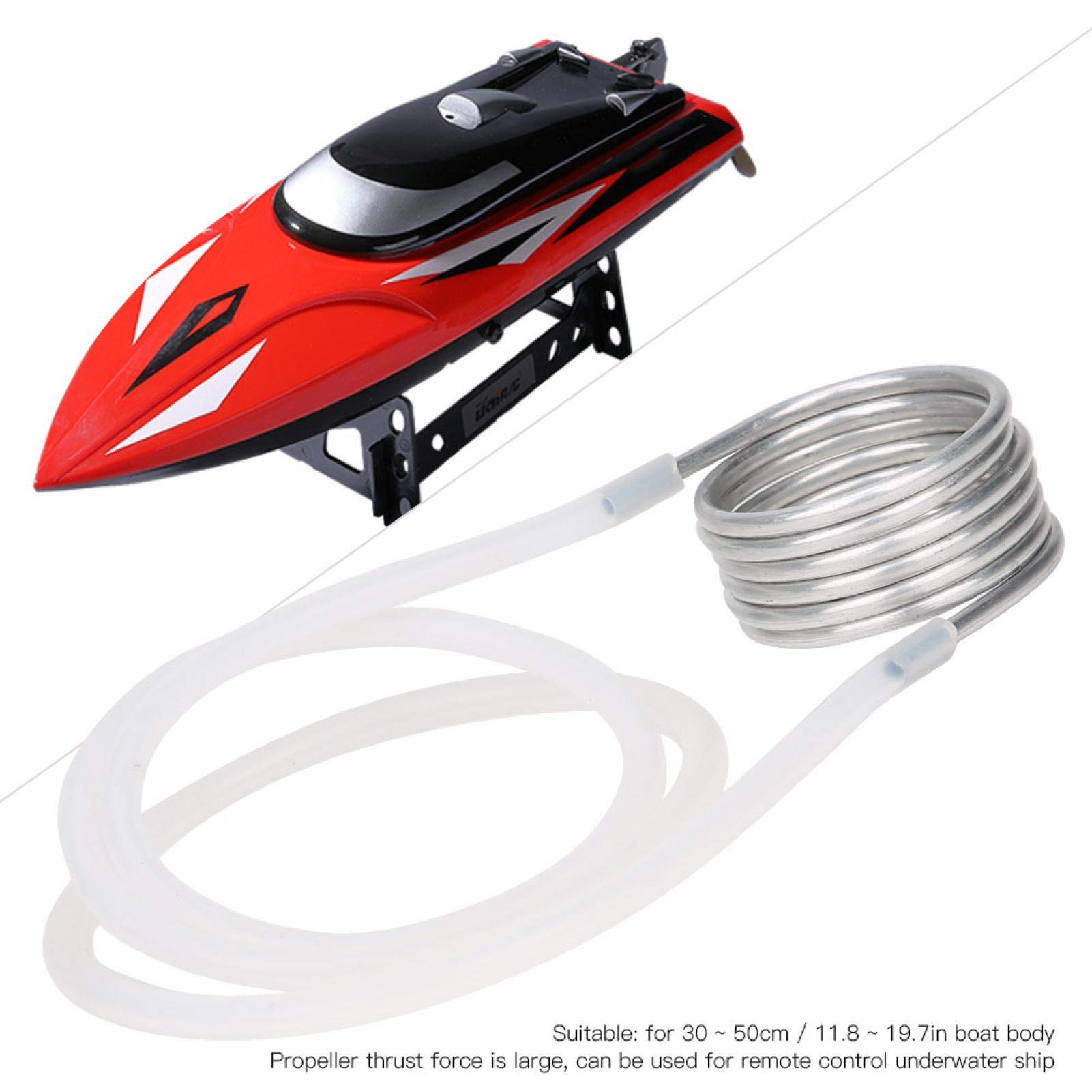 Alomejor RC Boat Radiating Pipe Motor Conversion Kit - High Performance Propeller Accessories for RC Ship Models | Perfect for DIY Boat Upgrades & Racing Enthusiasts