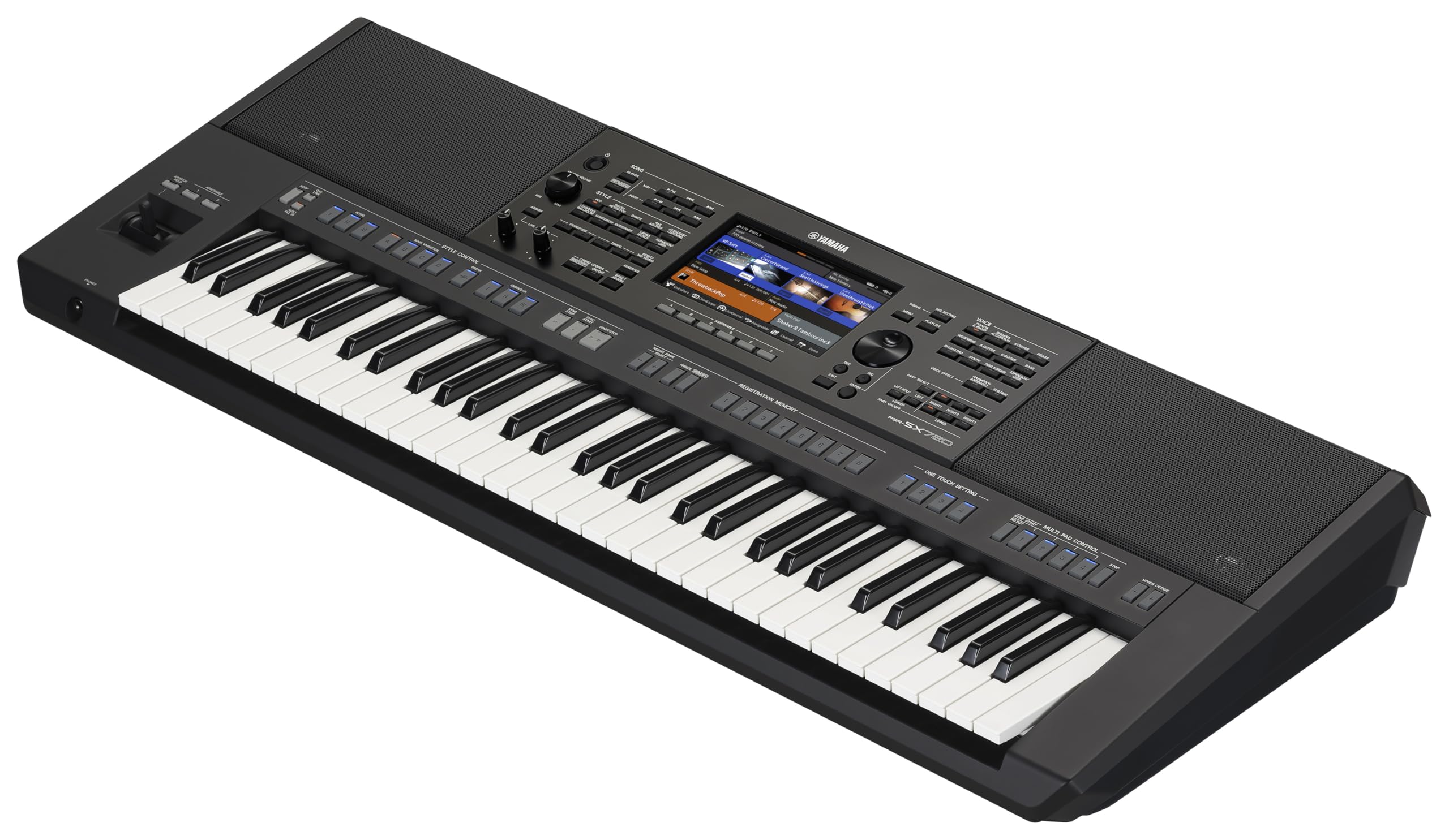 YAMAHA PSR-SX720 61-Key Arranger Workstation Keyboard - Professional Digital Piano for Home Studio, Live Performances & Music Production