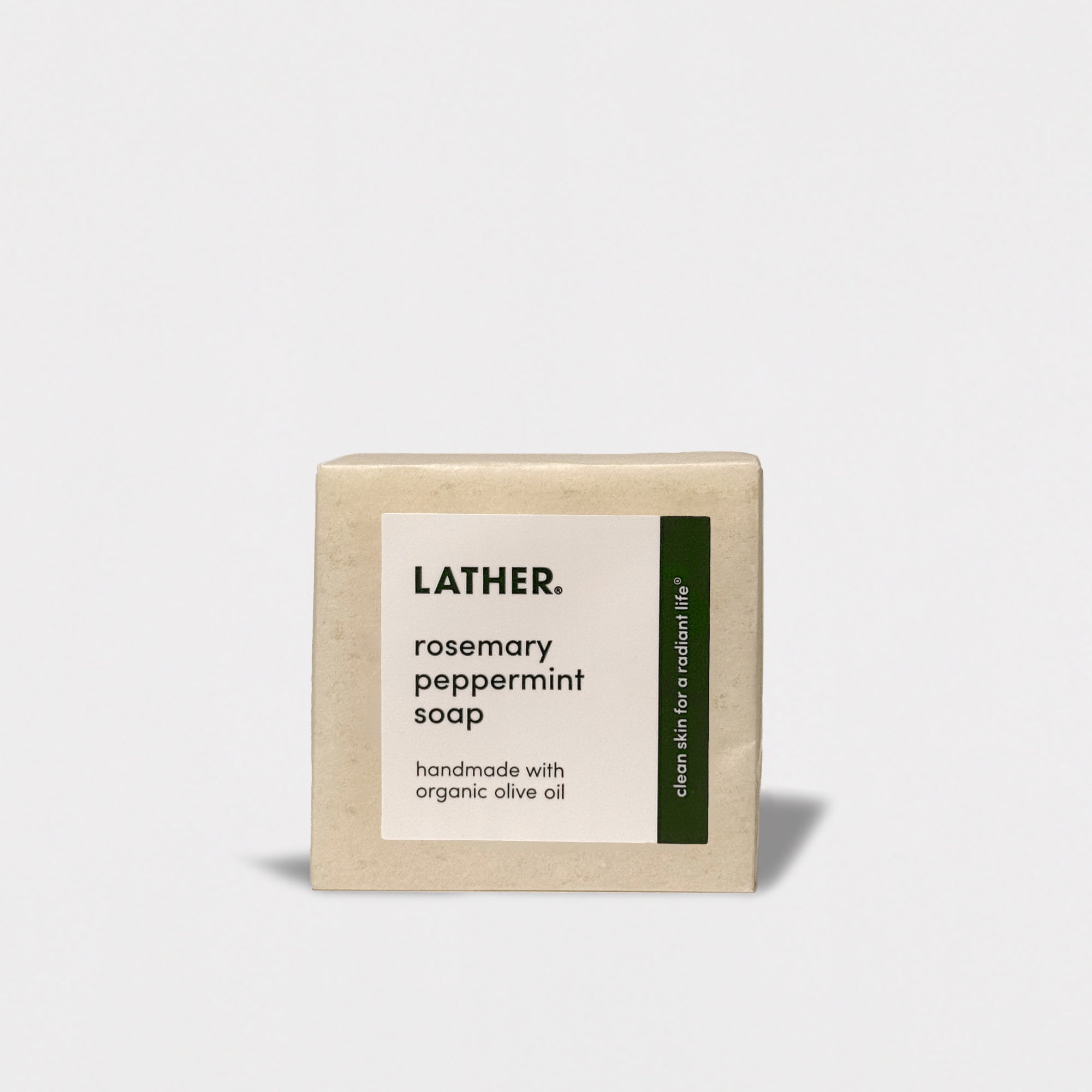 Organic Rosemary Peppermint Soap Bar for Acne & Oily Skin - Natural Handmade Soap with Essential Oils for Face & Body - Perfect for Spa, Bath, and Gift Sets