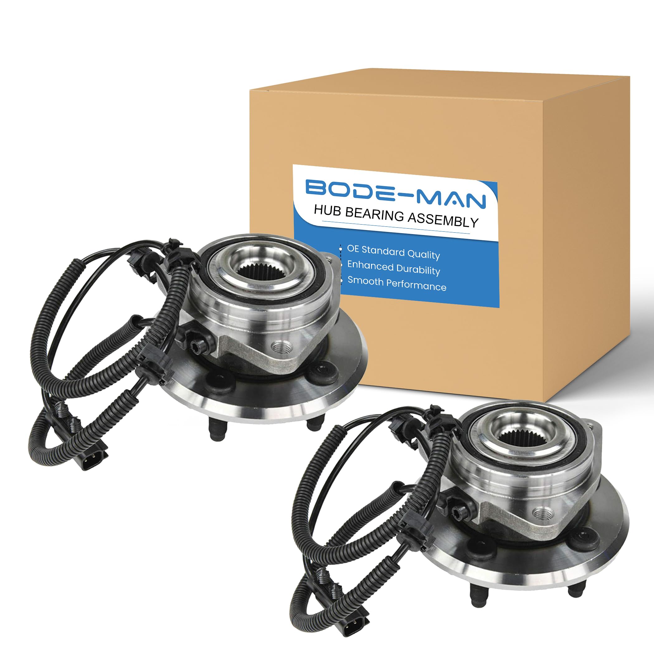 Dodge Nitro & Jeep Liberty Front Wheel Hub Bearing Assembly with ABS - Compatible with 2007-2011 Dodge Nitro & 2008-2012 Jeep Liberty - Perfect for Off-Roading, Daily Commuting & Vehicle Maintenance