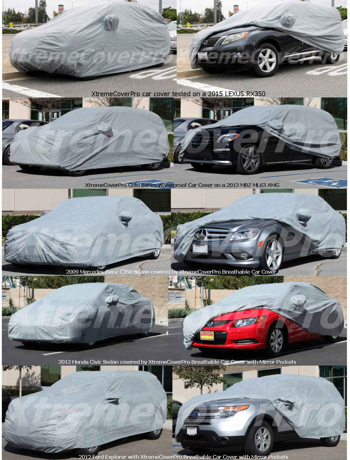 2021-2025 Volkswagen Golf GTI & Golf R Car Cover - XTREMECOVERPRO Diamond Series Waterproof Outdoor Car Cover (Grey) - All Weather Protection for Rain, Snow, Sun & Dust