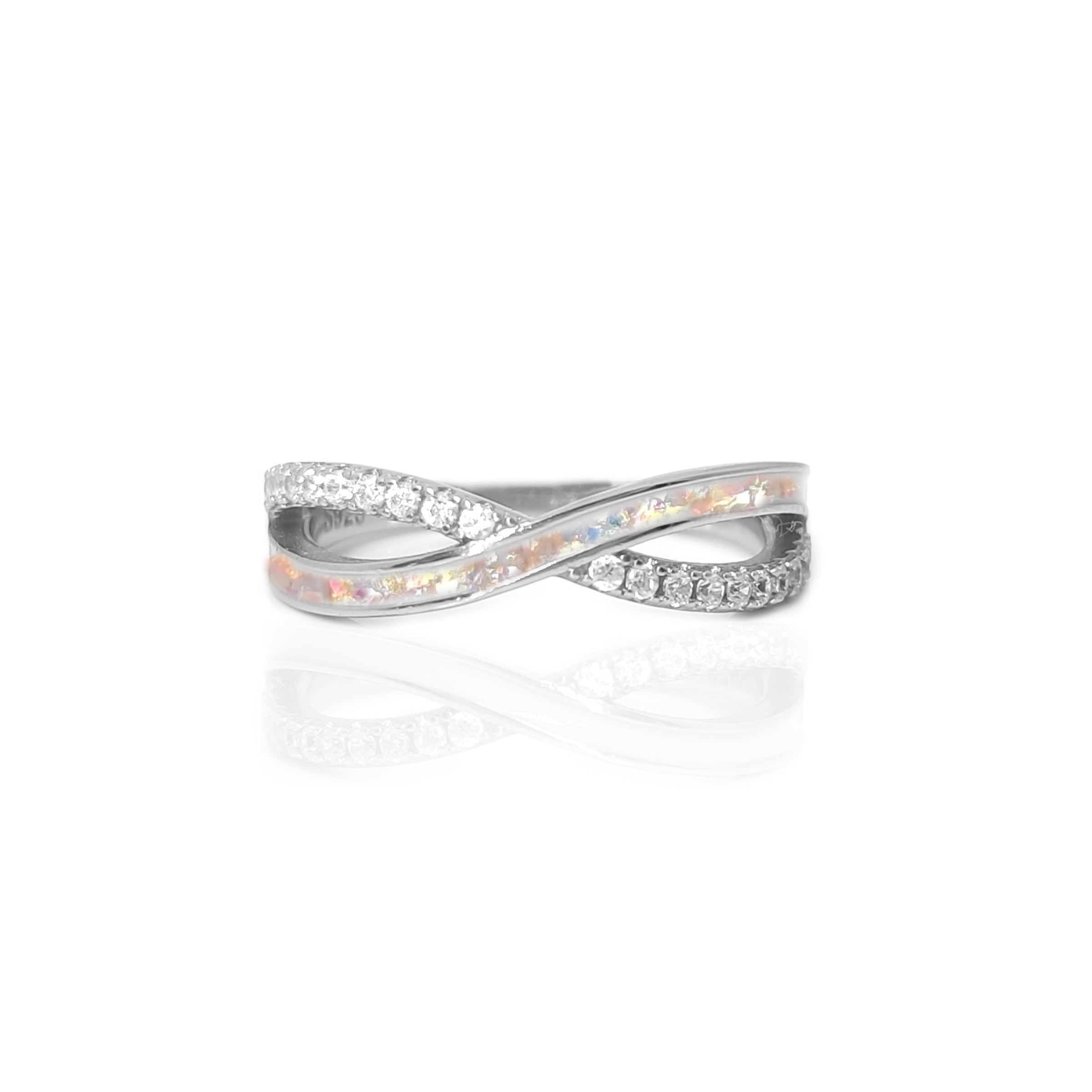 Love Bond Ashes Ring - Memorial Jewelry for Loved Ones - Perfect for Remembrance, Keepsake & Sympathy Gifts