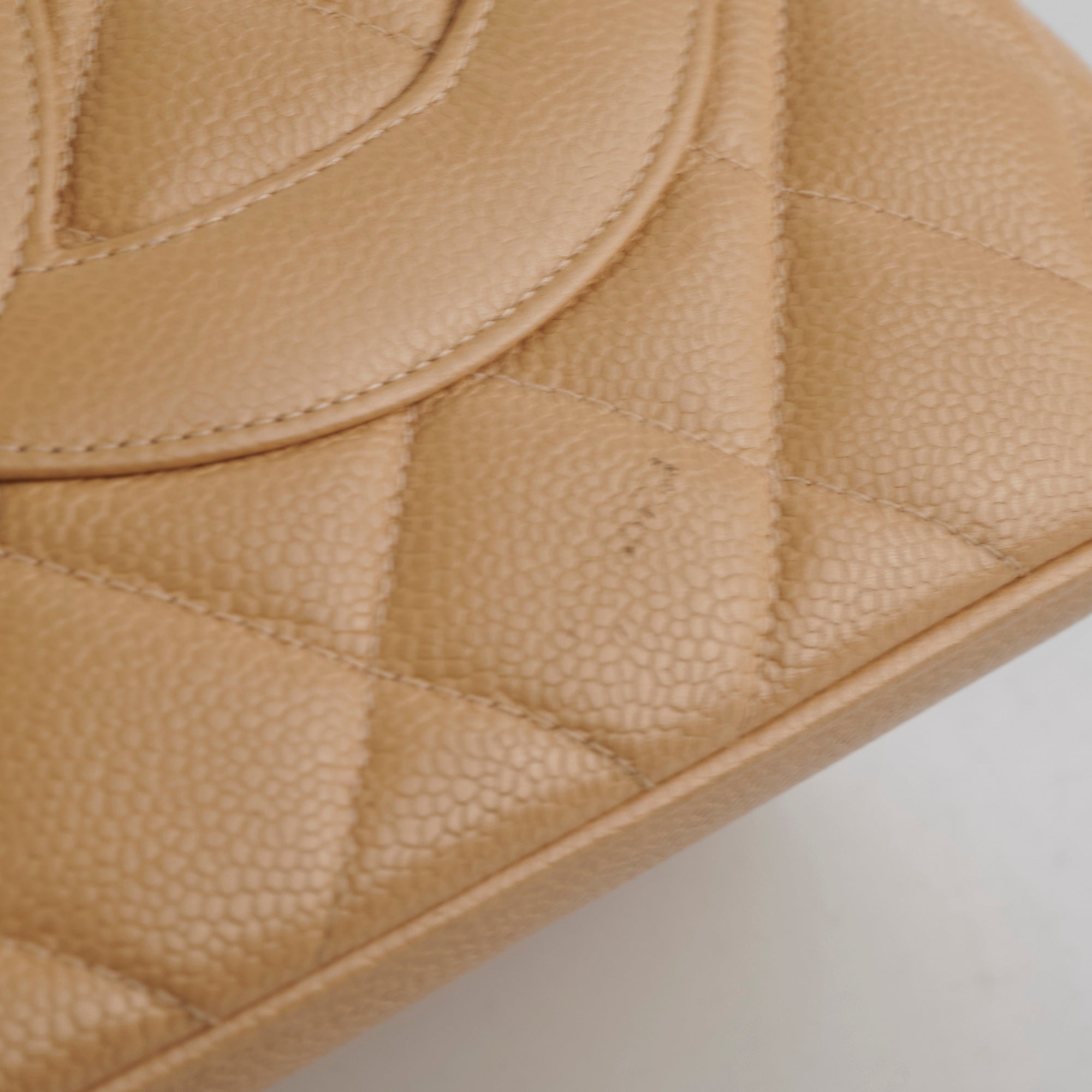 Chanel Caviar Leather Medallion Tote Bag in Beige - Luxury Designer Handbag for Women, Perfect for Work, Travel & Everyday Use