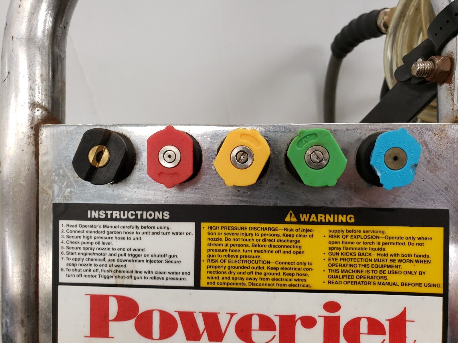 Powerjet 10 99060 Electric Pressure Washer 1800 PSI - High Power Cleaning for Driveways, Decks, Cars & Outdoor Surfaces