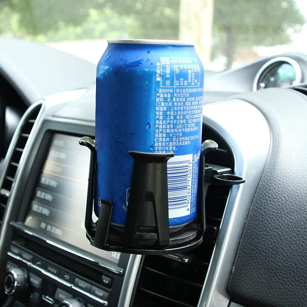 Universal Car Air Vent Cup Holder - Anti-Shake Beverage Holder for Auto Air Outlet, Car Accessories for Coffee, Water Bottles & Drinks - Perfect for Road Trips, Commuting & Travel Accessories