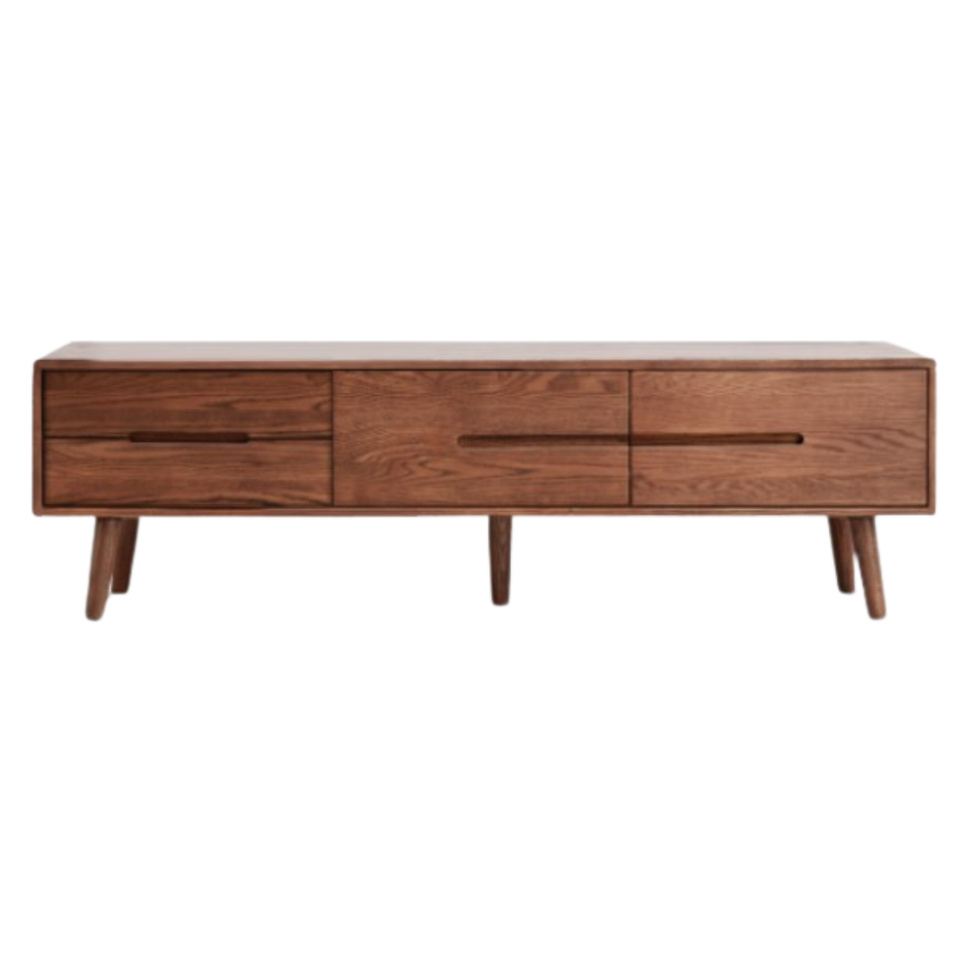 59x12.6x15.7 inch/ 150x32x40сm/ Walnut color/ Sliding Door TV Cabinet